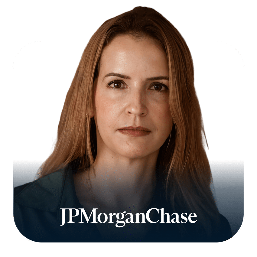 Retrato de Juliana Sá, Vice President de Filantropia para a América Latina no JPMorgan Chase.